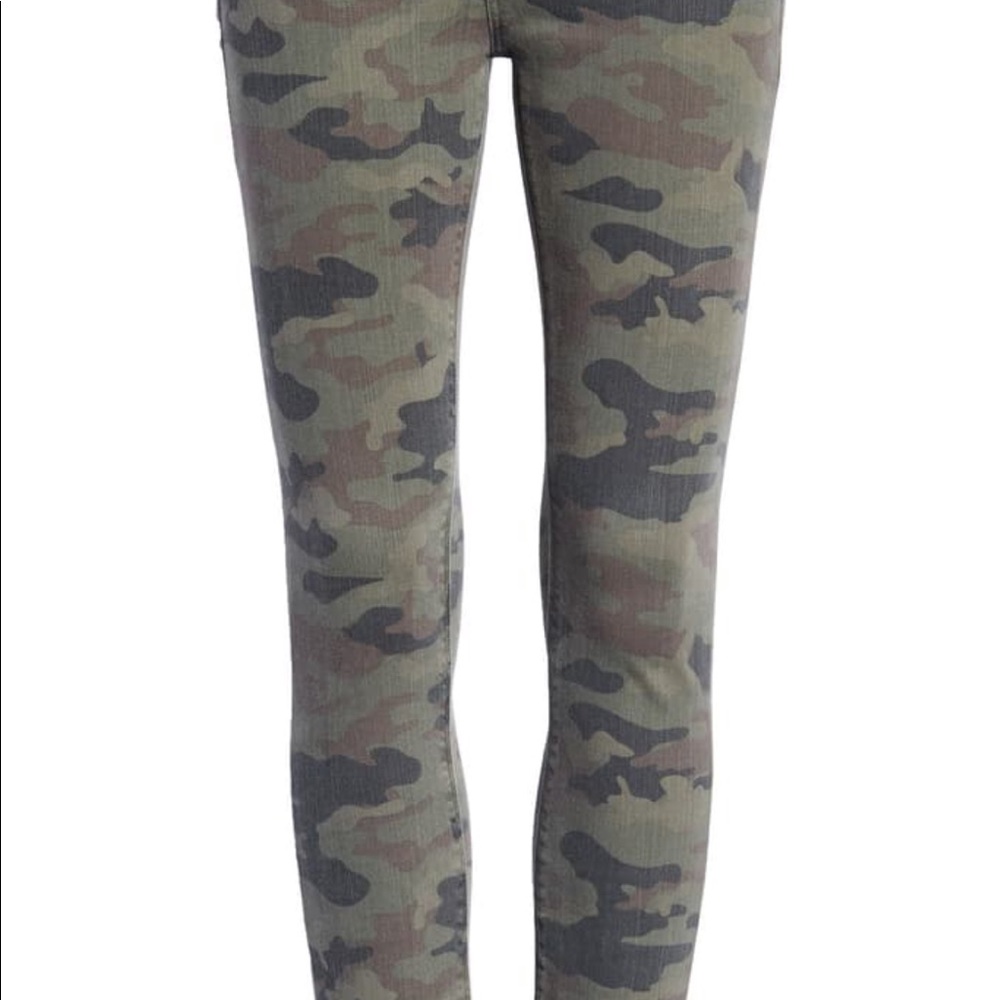Hudson camo high waisted Barbara jeans